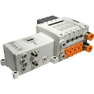 VV5QC11-S, 1000 Series, Base Mounted Manifold, Plug-in, I/O Serial Transmission Unit (EX250)