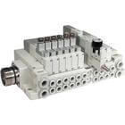 SS5V2-W16C, 2000 Series, Cassette Base Manifold, Circular Connector